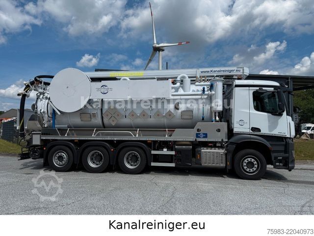 真空罐式卡车 MERCEDES-BENZ AROCS 3545 L 8x4 BL - Kroll ADR Sauger WRP