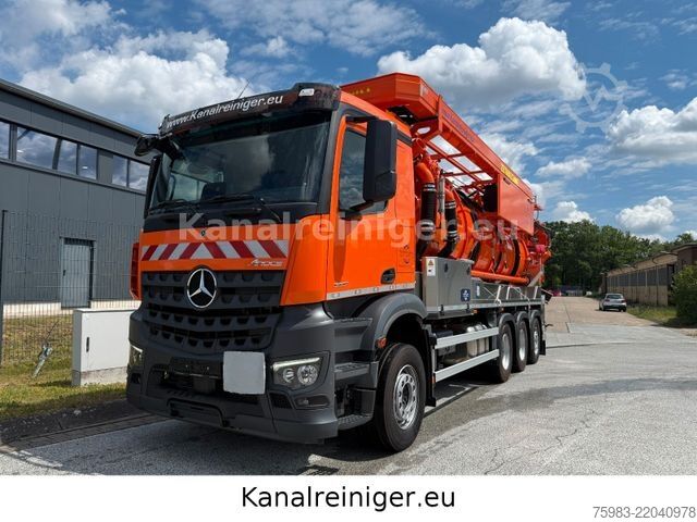真空罐式卡车 MERCEDES-BENZ Arocs 3551 8x4 BL Kroll Wasserrückgewinner