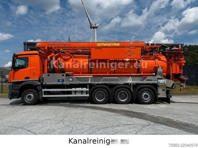 真空罐式卡车 MERCEDES-BENZ Arocs 3551 8x4 BL Kroll Wasserrückgewinner