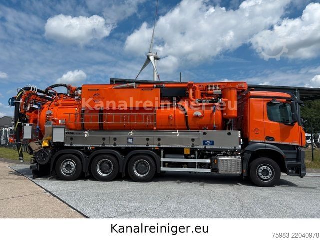 真空罐式卡车 MERCEDES-BENZ Arocs 3551 8x4 BL Kroll Wasserrückgewinner