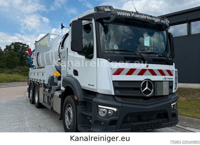 Vakuumtankbil MERCEDES-BENZ AROCS 2646 6x2 / Sauger KRÜGER SSP 14-1