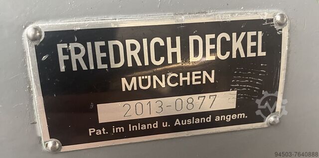 Mesin penggilingan Deckel FP2