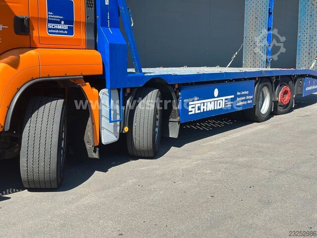 Camión para usos especiales MAN TGA 35.360 8x2-4 BL Maschinentransporter Rampen