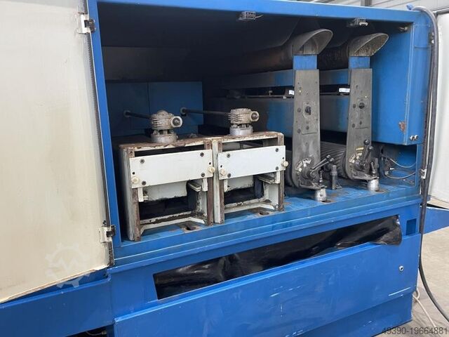 Lixadeira de superfície com cinta, lixadeira de cinta larga, máquina de escovagem e desbarbamento de BÜTFERING - HOMAG - STEELMASTER Frima-W413RRTT