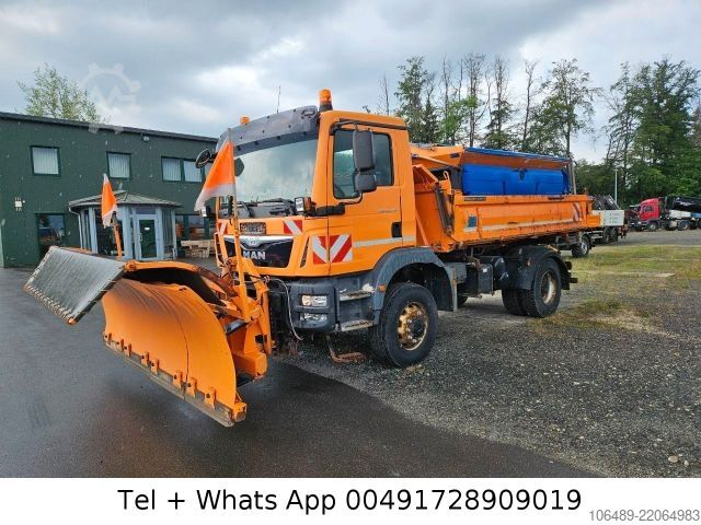 Тристранен самосвал MAN TGM 18.290 4X4 Meiler Kipper Winterdienst