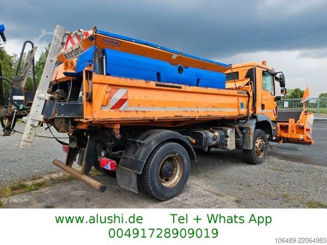Тристранен самосвал MAN TGM 18.290 4X4 Meiler Kipper Winterdienst