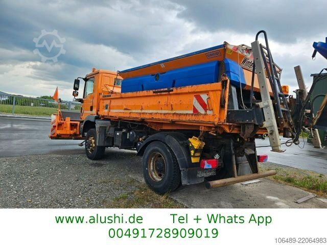 Тристранен самосвал MAN TGM 18.290 4X4 Meiler Kipper Winterdienst