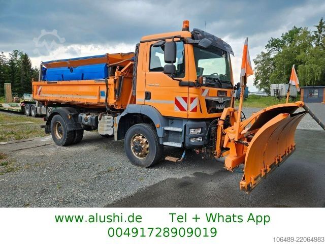 Тристранен самосвал MAN TGM 18.290 4X4 Meiler Kipper Winterdienst