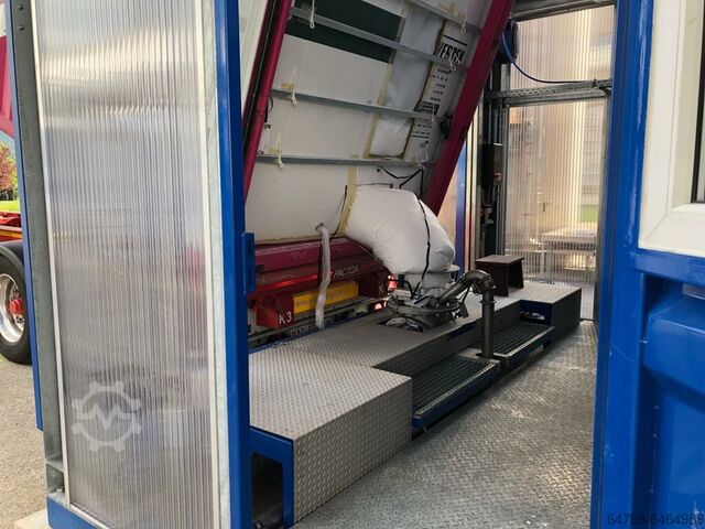 Gámar afferma lausavöru WWTec GmbH & Co KG CES Container unloading station