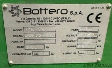 Bàn cắt kính Bottero 746 VSX LMT