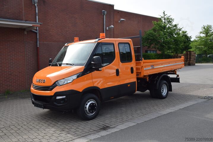 Τριαξονικό ανατρεπτικό βαν Iveco Daily  Doka 7-Sitzer Meiller Kipper AHK Standheiz