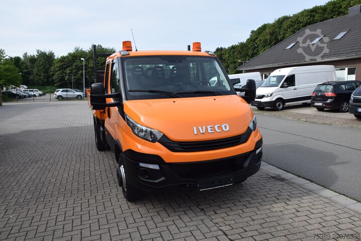 Carrinha basculante trilateral Iveco Daily  Doka 7-Sitzer Meiller Kipper AHK Standheiz