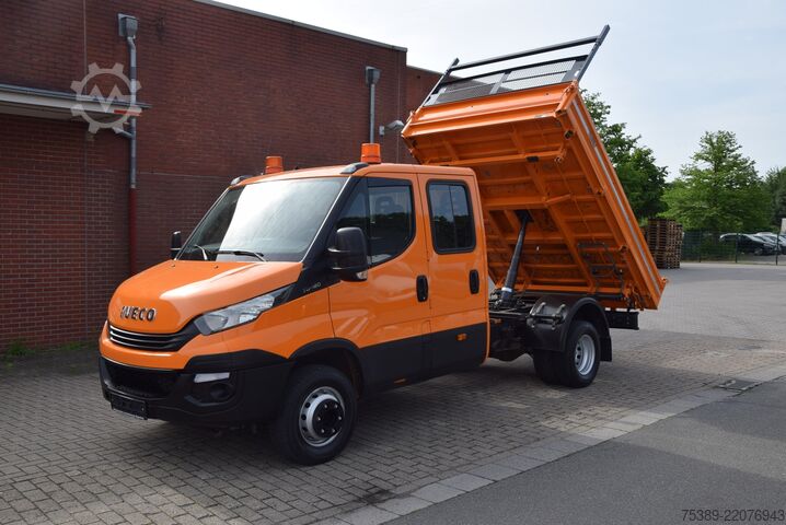 Furgão basculante Iveco Daily  Doka 7-Sitzer Meiller Kipper AHK Standheiz