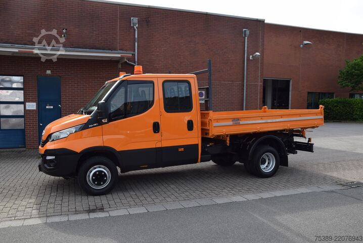 Furgão basculante Iveco Daily  Doka 7-Sitzer Meiller Kipper AHK Standheiz