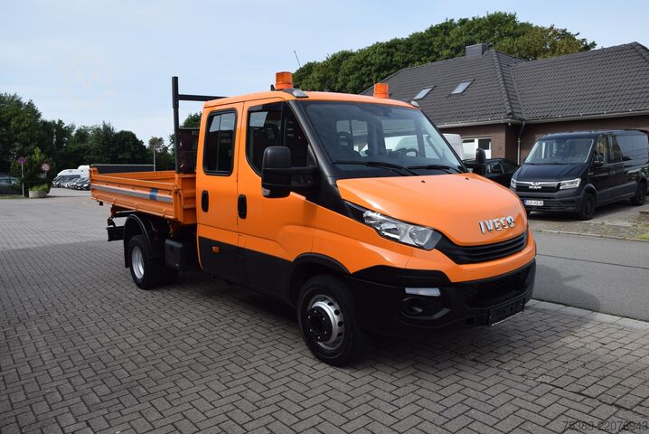 Furgão basculante Iveco Daily  Doka 7-Sitzer Meiller Kipper AHK Standheiz