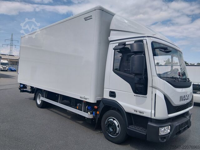 Samochód ciężarowy typu furgon Iveco EuroCargo ML 75 E 19/P LBW Rückfahrkamer