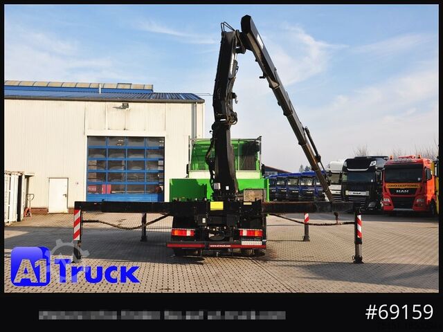 Γερανός τοποθετημένος σε φορτηγό MERCEDES-BENZ Actros 1844 MP3, Kran MKG 291 HP 5+3 Funk, TÜV 06/2026