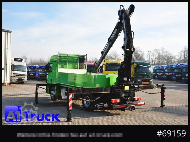 Γερανός τοποθετημένος σε φορτηγό MERCEDES-BENZ Actros 1844 MP3, Kran MKG 291 HP 5+3 Funk, TÜV 06/2026