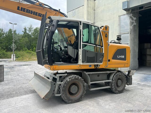 Liebherr mobilni bager uključujući sortirajuću hvataljku Liebherr LH 18 M Litronic
