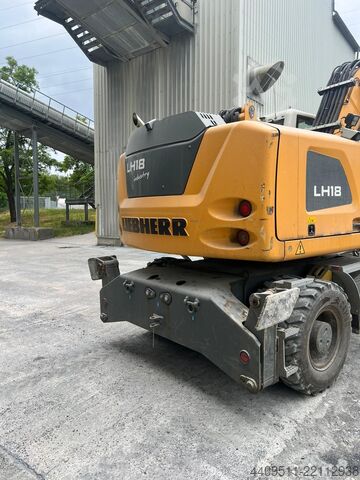 Liebherr mobilni bager uključujući sortirajuću hvataljku Liebherr LH 18 M Litronic