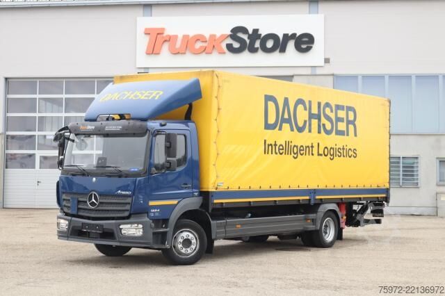 平板卡车带帆布篷布 Mercedes-Benz Atego 1224 L
