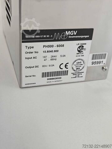 Alimentação eléctrica MGV PH500-6008