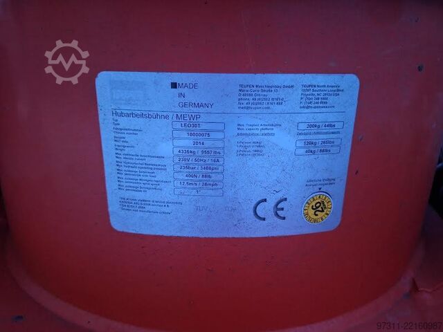 Lyftplattform Teupen LEO 30 T