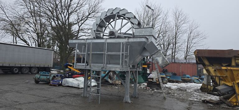 ถังตักล้อ Powerscreen Wheel bucket dewaterer Gelen KY800