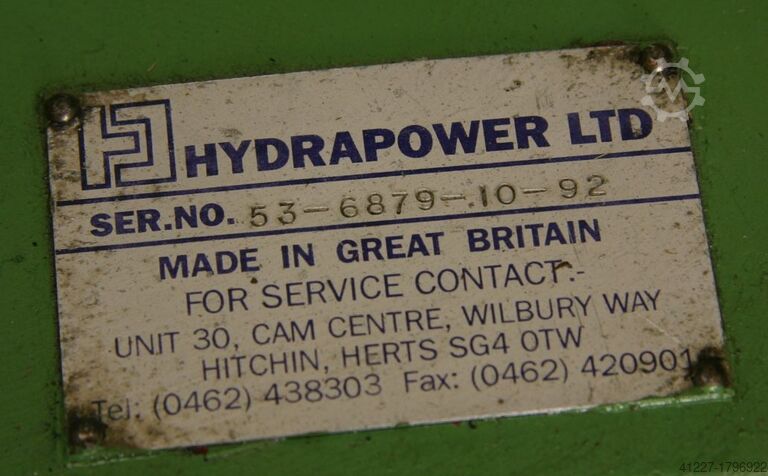 Hydraulisk pumpe-enhed Hydrapower Typ 6/24l/60/200 bar