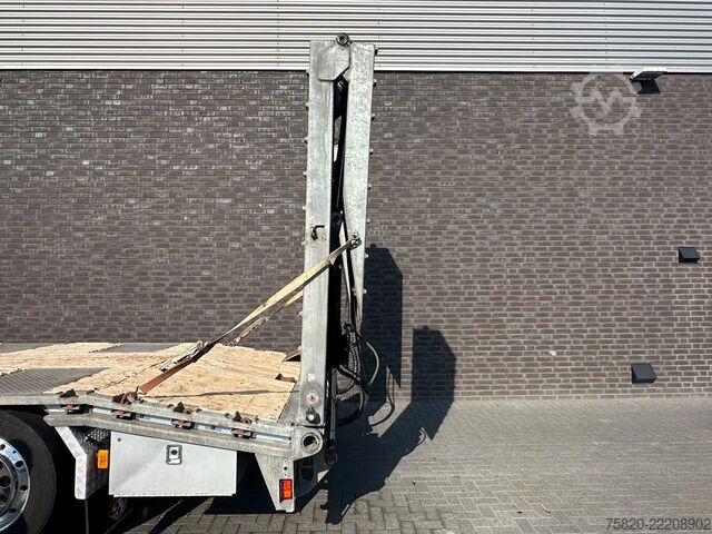 Furgon samochodowy do przewozu aut Volvo FM 420 6X2 OPRIJWAGEN/MACHINE TRANSPORTER/PLATEAU/