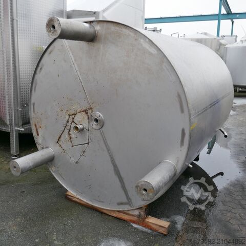 5000 litara grijani/hladivi spremnik od V4A s prirubnicom za mješalicu terlet 8951