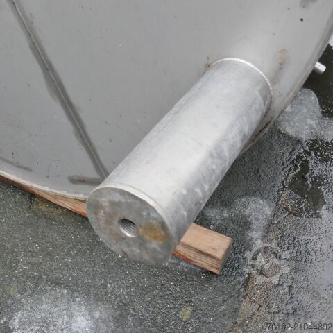 5000 litara grijani/hladivi spremnik od V4A s prirubnicom za mješalicu terlet 8951