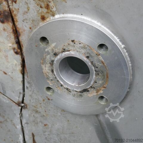 5000 litara grijani/hladivi spremnik od V4A s prirubnicom za mješalicu terlet 8951