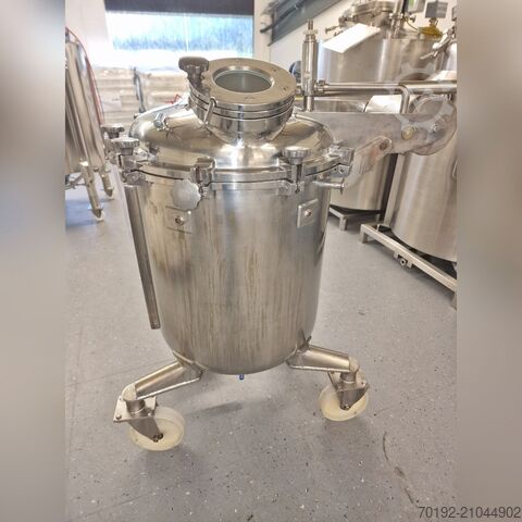 200-litrena mobilna spremna (V2A) od nehrđajućeg čelika  B0112