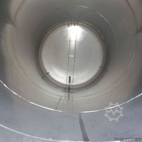 42.000 lítra lárétt geymslutankur úr V2A ryðfríu stáli  K0195