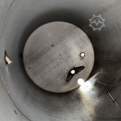 10.500 lítra lárétt geymslutankur úr V2A ryðfríu stáli  S17372