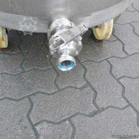 400 lítra færanleg geymir úr V4A ryðfríu stáli  B0093