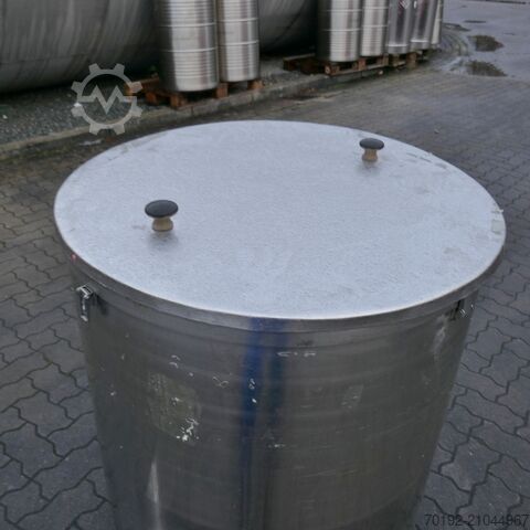 400 lítra færanleg geymir úr V4A ryðfríu stáli  B0093