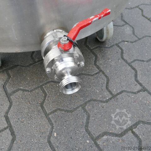 300 lítra færanleg ílát úr V2A ryðfríu stáli  B0094