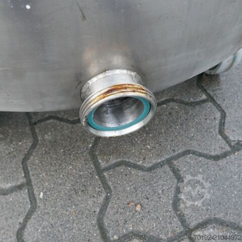 300 lítra færanleg ílát úr V2A ryðfríu stáli  B0094