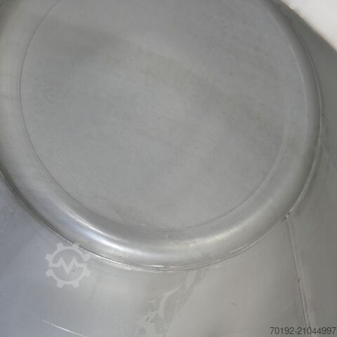 1600 lítra láréttur geymslutankur úr V4A ryðfríu stáli  9876