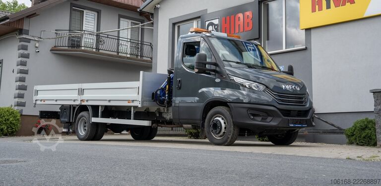 卡车装载式起重机货车 Iveco Daily 70C18 Kran Hyva Pritsche 5 m