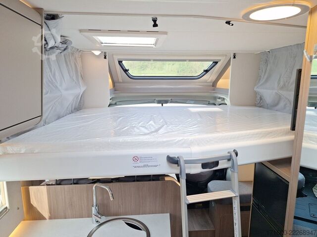 Autocaravana semi-integrada CARADO pro+ T 338 TV/SAT, Navi+RFK, Hubbett