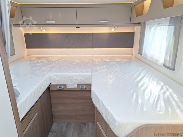 Autocaravana semi-integrada CARADO pro+ T 338 TV/SAT, Navi+RFK, Hubbett