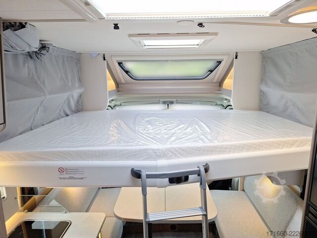 Autocaravana semi-integrada CARADO pro+ T 457 Hubbett, SAT+TV, NAVI+RFK, COMBI 6E