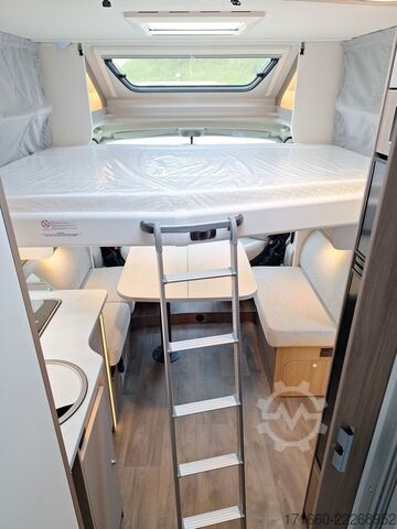 Autocaravana semi-integrada CARADO pro+ T 457 Hubbett, SAT+TV, NAVI+RFK, COMBI 6E