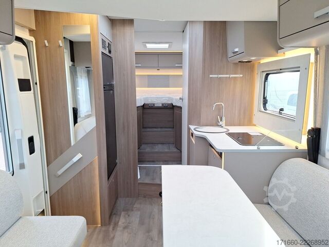 Autocaravana semi-integrada CARADO pro+ T 457 Hubbett, SAT+TV, NAVI+RFK, COMBI 6E