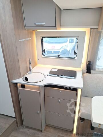 Autocaravana semi-integrada CARADO pro+ T 457 Hubbett, SAT+TV, NAVI+RFK, COMBI 6E