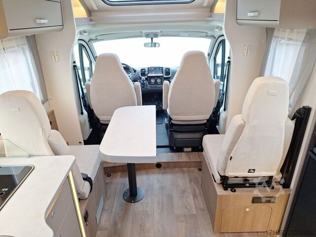 Autocaravana semi-integrada CARADO pro+ T 457 Hubbett, SAT+TV, NAVI+RFK, COMBI 6E
