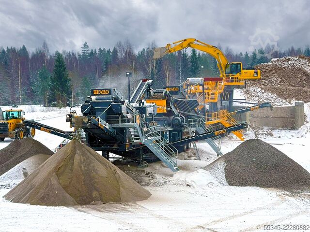 Equipo de trituración/planta de trituración móvil FABO Mobile Crushing Plant Mobile Jaw Crusher MCK-115